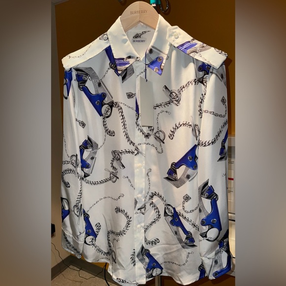 Knight Hardware Silk Shirt - new with tags, unworn - Picture 4 of 7